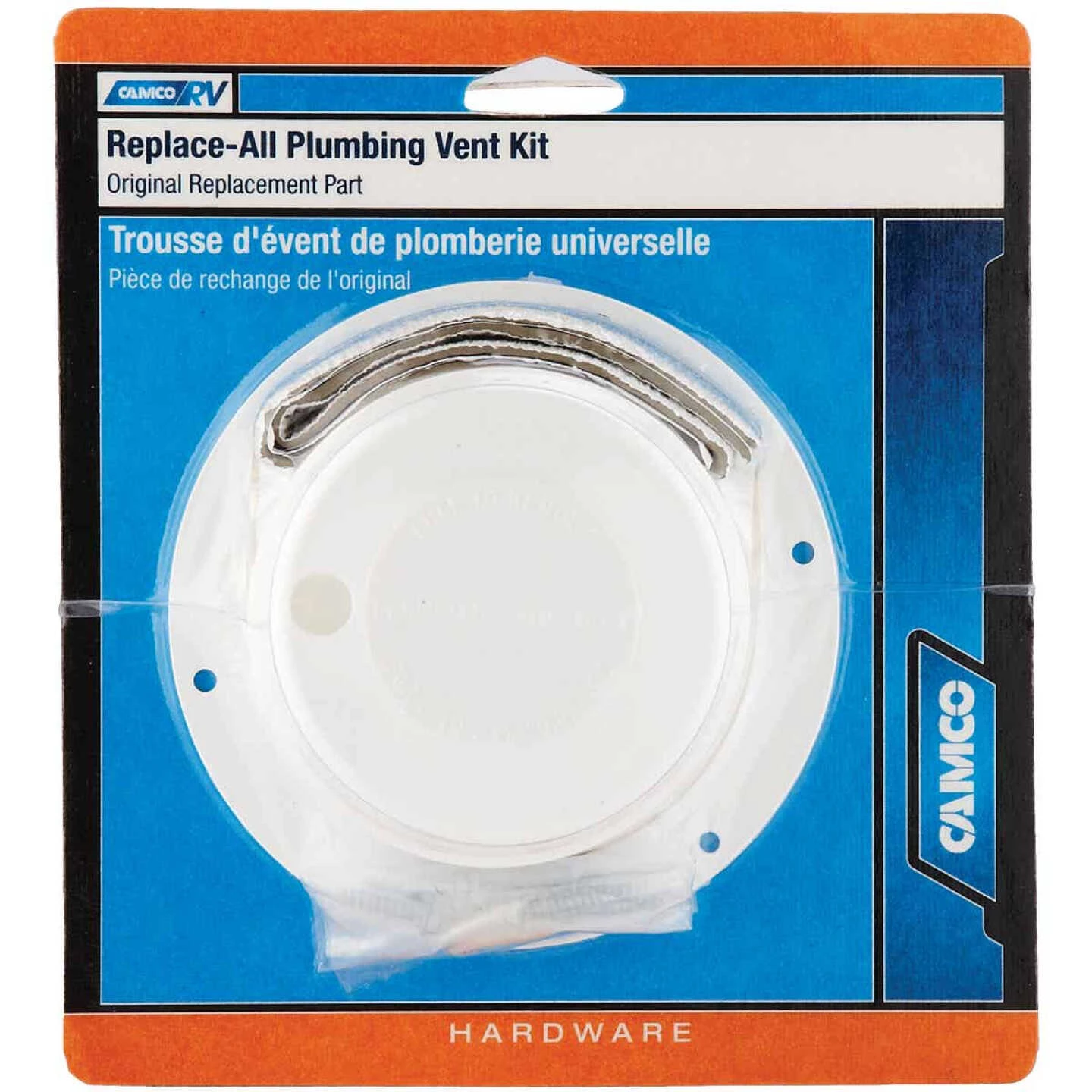 Camco 1 In. To 2-3/8 In. Replace-All Plumbing RV Vent Cap Kit 4 Camco 1 In. To 2-3/8 In. Replace-All Plumbing RV Vent Cap Kit - Image 2