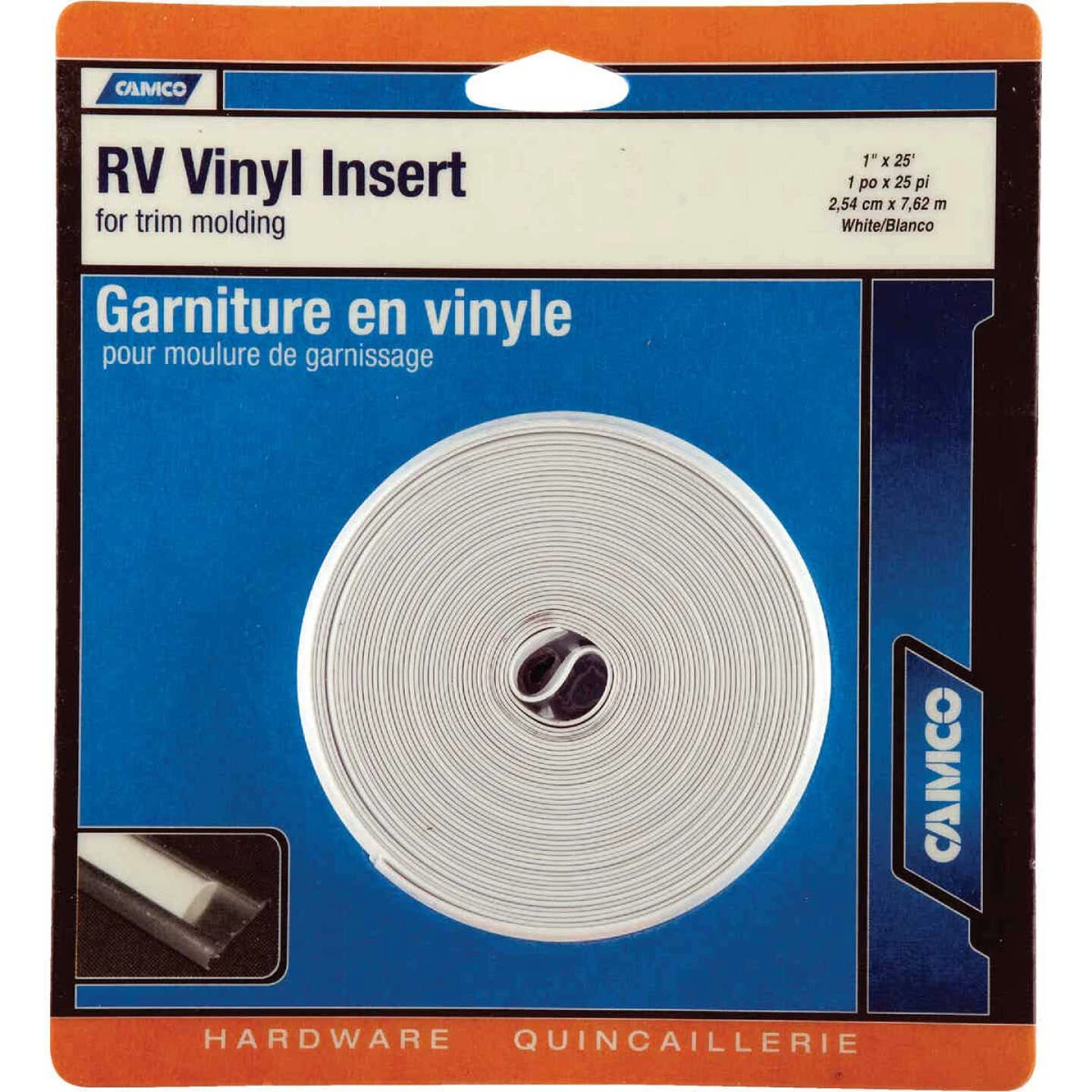 Camco 1 In. 25 Ft. UV Inhibitor RV Vinyl Trim 4 Camco 1 In. 25 Ft. UV Inhibitor RV Vinyl Trim - Image 2