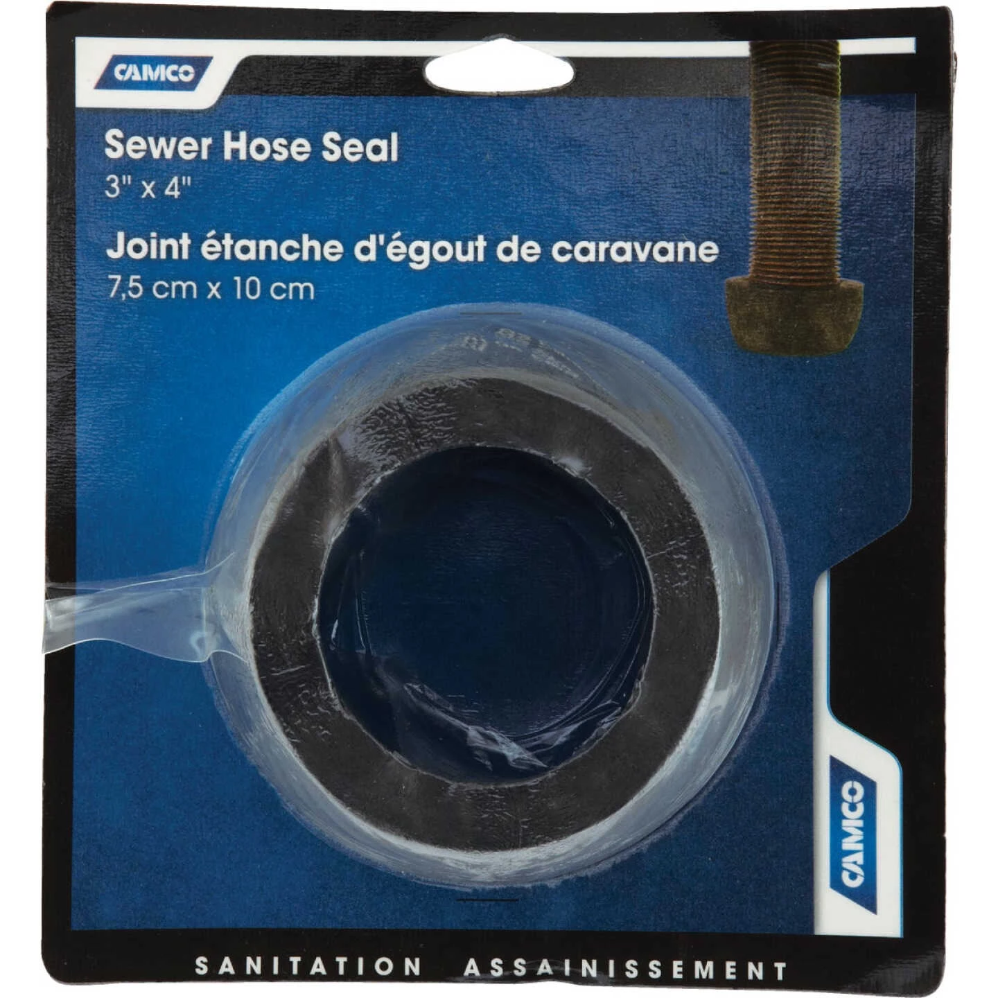 Camco 4 In. X 3 In. RV Sewer Hose Adapter 4 Camco 4 In. X 3 In. RV Sewer Hose Adapter - Image 2