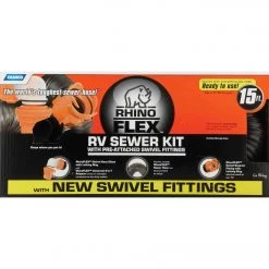 Camco 15 Ft. RhinoFlex RV Sewer Kit -Home Paint Tools Shop ItemImage 576898 q5weyr g3vyq0 drnrap