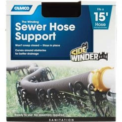 Camco 15 Ft. Sturdy, Lightweight Plastic Sidewinder RV Sewer Hose Support -Home Paint Tools Shop ItemImage 578363 q5wf41 emlthc 92veyo