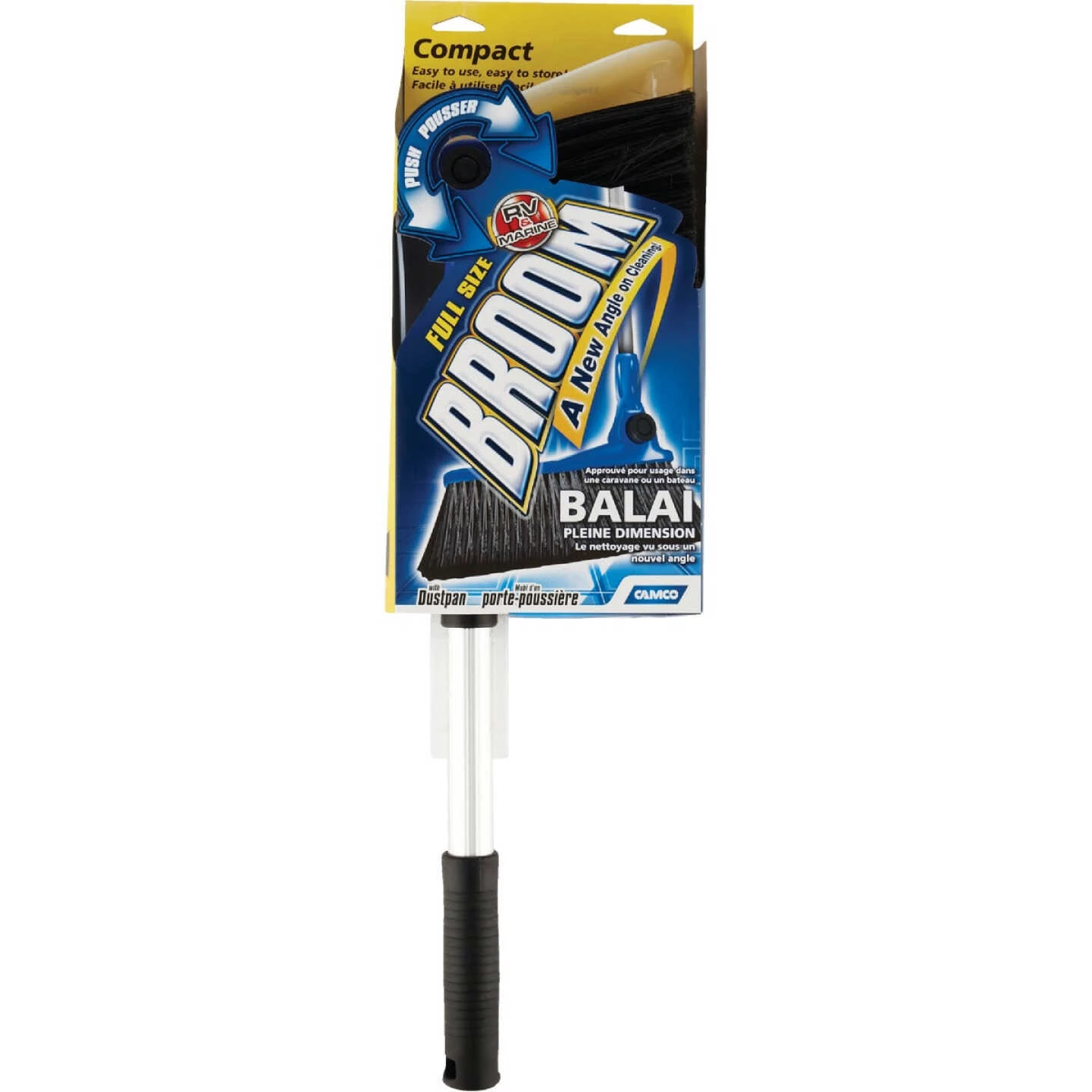 Camco Adjustable Length RV Broom And Dustpan 4 Camco Adjustable Length RV Broom And Dustpan - Image 2