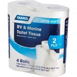 Camco RV & Marine 2-Ply Toilet Paper (4 Regular Rolls) -Home Paint Tools Shop ItemImage 579858 q5wf9l 6gtu54 du6b6z