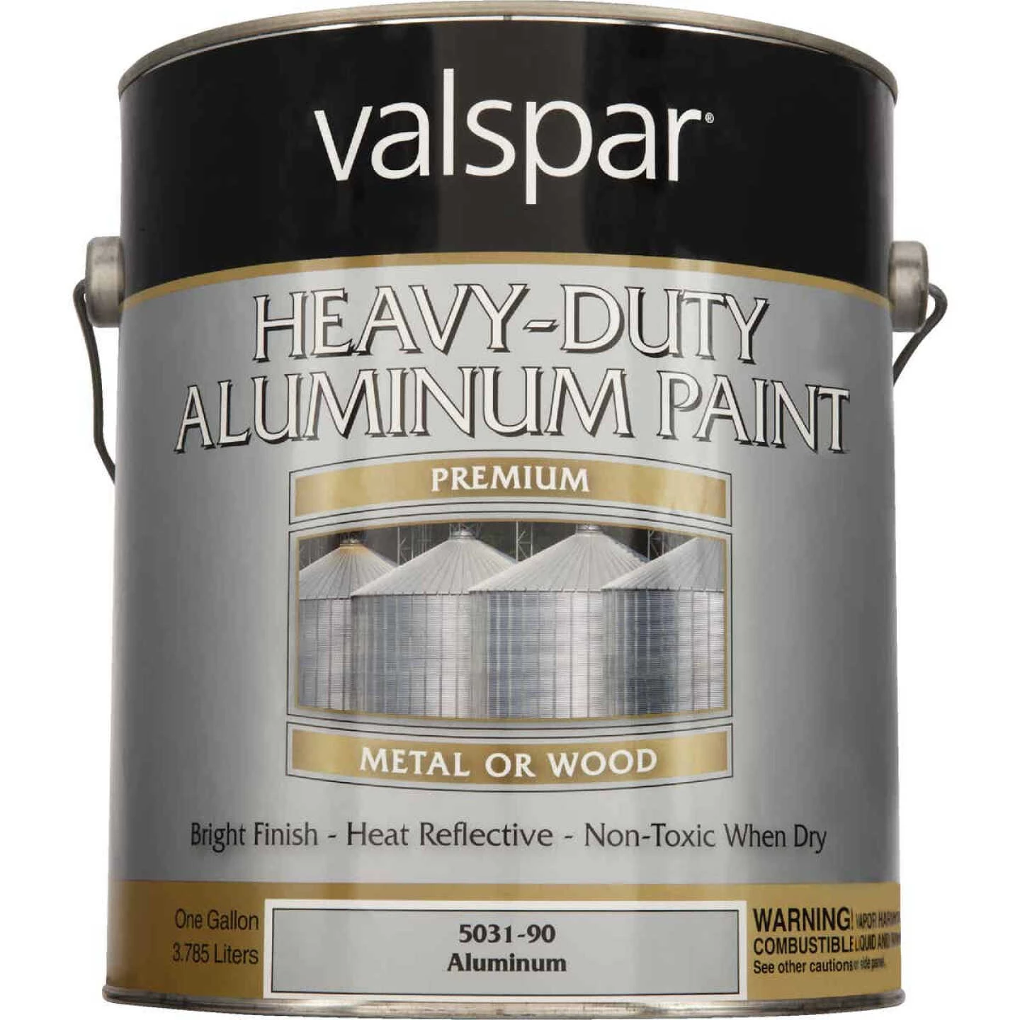 Valspar Gallon Aluminum HD Resin Finish Aluminum Paint 4 Valspar Gallon Aluminum HD Resin Finish Aluminum Paint - Image 2
