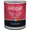 Valspar Medallion 100% Acrylic Paint & Primer Semi-Gloss Exterior House Paint, White, 1 Qt. -Home Paint Tools Shop ItemImage 773126 q5x1ay 3rw1fc e2a4qe