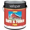 Valspar Latex Paint & Primer In One Flat Barn & Fence Paint, Red, 1 Gal. -Home Paint Tools Shop ItemImage 773300 q5x1cl 1q26k0 dpss7m