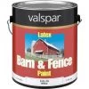 Valspar Latex Paint & Primer In One Flat Barn & Fence Paint, White, 1 Gal. -Home Paint Tools Shop ItemImage 773324 q5x1cn f85pkw bl0t4q