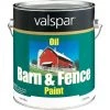Valspar Oil Paint & Primer In One Low Sheen Barn & Fence Paint, Red, 1 Gal. -Home Paint Tools Shop ItemImage 773447 q5x1de exzipk er3t1o