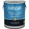 Valspar Medallion 100% Acrylic Paint & Primer Semi-Gloss Interior Wall Paint, White, 1 Gal. -Home Paint Tools Shop ItemImage 774116 q5x1i6 5vx808 az4tvn