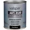 Valspar Anti-Rust Oil-Based Flat Armor Rust Control Enamel, Black, 1 Qt. 2 Valspar Anti-Rust Oil-Based Flat Armor Rust Control Enamel, Black, 1 Qt. -Home Paint Tools Shop ItemImage 776127 q5x1ul djrl28 e673um