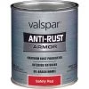 Valspar Oil-Based Gloss Anti-Rust Armor Safety Color Rust Control Enamel, Safety Red, 1 Qt. 2 Valspar Oil-Based Gloss Anti-Rust Armor Safety Color Rust Control Enamel, Safety Red, 1 Qt. -Home Paint Tools Shop ItemImage 776172 q5x1ut 9zuh40 aox2xk