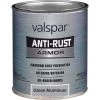 Valspar Anti-Rust Oil-Based Gloss Armor Rust Control Enamel, Aluminum, 1 Qt. -Home Paint Tools Shop ItemImage 776264 q5x1uz 4bzzxc b0vess