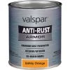 Valspar Oil-Based Gloss Anti-Rust Armor Safety Color Rust Control Enamel, Safety Orange, 1 Qt. 2 Valspar Oil-Based Gloss Anti-Rust Armor Safety Color Rust Control Enamel, Safety Orange, 1 Qt. -Home Paint Tools Shop ItemImage 776400 q5x1vt 8boys0 4bqkis