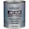 Valspar Anti-Rust Oil-Based Gloss Armor Rust Control Enamel, Gray, 1 Qt. -Home Paint Tools Shop ItemImage 776516 q5x1wd bk62xs 7di8z4