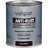 Valspar Anti-Rust Oil-Based Satin Armor Rust Control Enamel, Black, 1 Qt. 2 Valspar Anti-Rust Oil-Based Satin Armor Rust Control Enamel, Black, 1 Qt. -Home Paint Tools Shop ItemImage 781558 q5x2td 8qr5ao 6cuv3d
