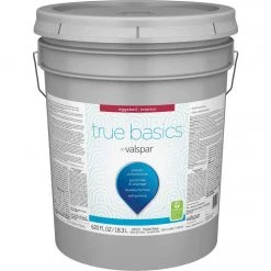 True Basics By Valspar Eggshell Interior Paint, 5 Gal. Pastel Base