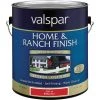 Valspar Exterior Latex Self Priming Flat Home And Ranch Finish, Brilliant Red, 1 Gal. -Home Paint Tools Shop ItemImage 785990 q5x3ps dnnz2o g3ityz