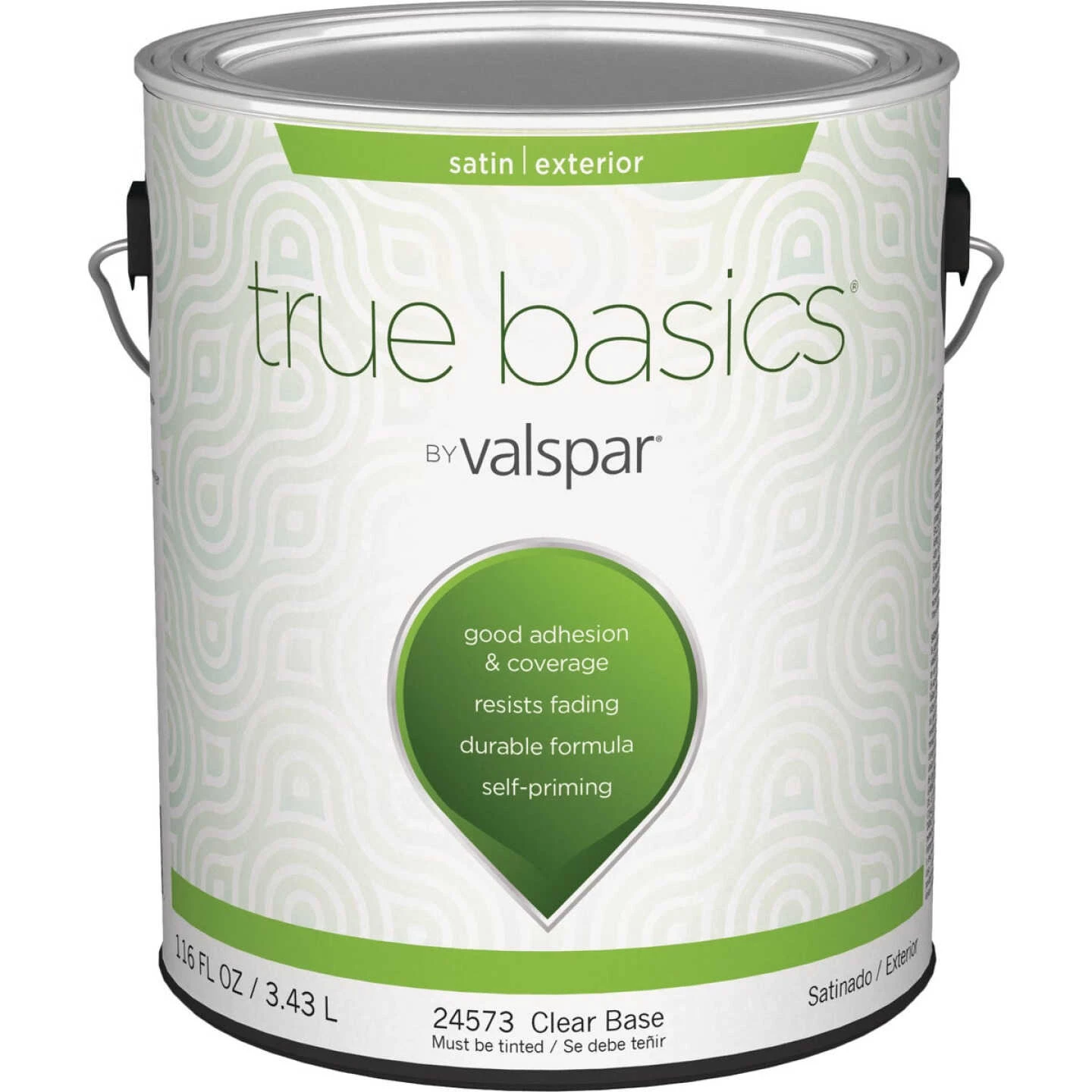 True Basics By Valspar Satin Exterior House Paint, 1 Gal., Clear Base 3 True Basics By Valspar Satin Exterior House Paint, 1 Gal., Clear Base