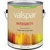 Valspar Integrity Latex Paint And Primer Satin Exterior House Paint, White, 1 Gal. -Home Paint Tools Shop ItemImage 794563 q5x5ad 2548g cgalze