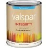 Valspar Integrity Latex Paint And Primer Flat Exterior House Paint, White, 1 Qt. -Home Paint Tools Shop ItemImage 794689 q5x5ax 6m3l5s 4sn18s