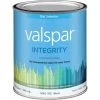 Valspar Integrity Latex Paint And Primer Flat Interior Wall Paint, White, 1 Qt. -Home Paint Tools Shop ItemImage 795250 q5x5dx 4h0ao yzhnh