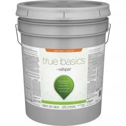 True Basics By Valspar Semi-Gloss Exterior Paint, 5 Gal., Pastel Base
