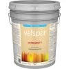 Valspar Integrity Latex Paint And Primer Flat Exterior House Paint, White, 5 Gal. -Home Paint Tools Shop ItemImage 796516 q5x5ku cjetbk 7c974h