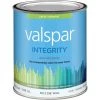 Valspar Integrity Latex Paint And Primer Satin Interior Wall Paint, White, 1 Qt. -Home Paint Tools Shop ItemImage 797043 q5x5ng dueln4 chxgck