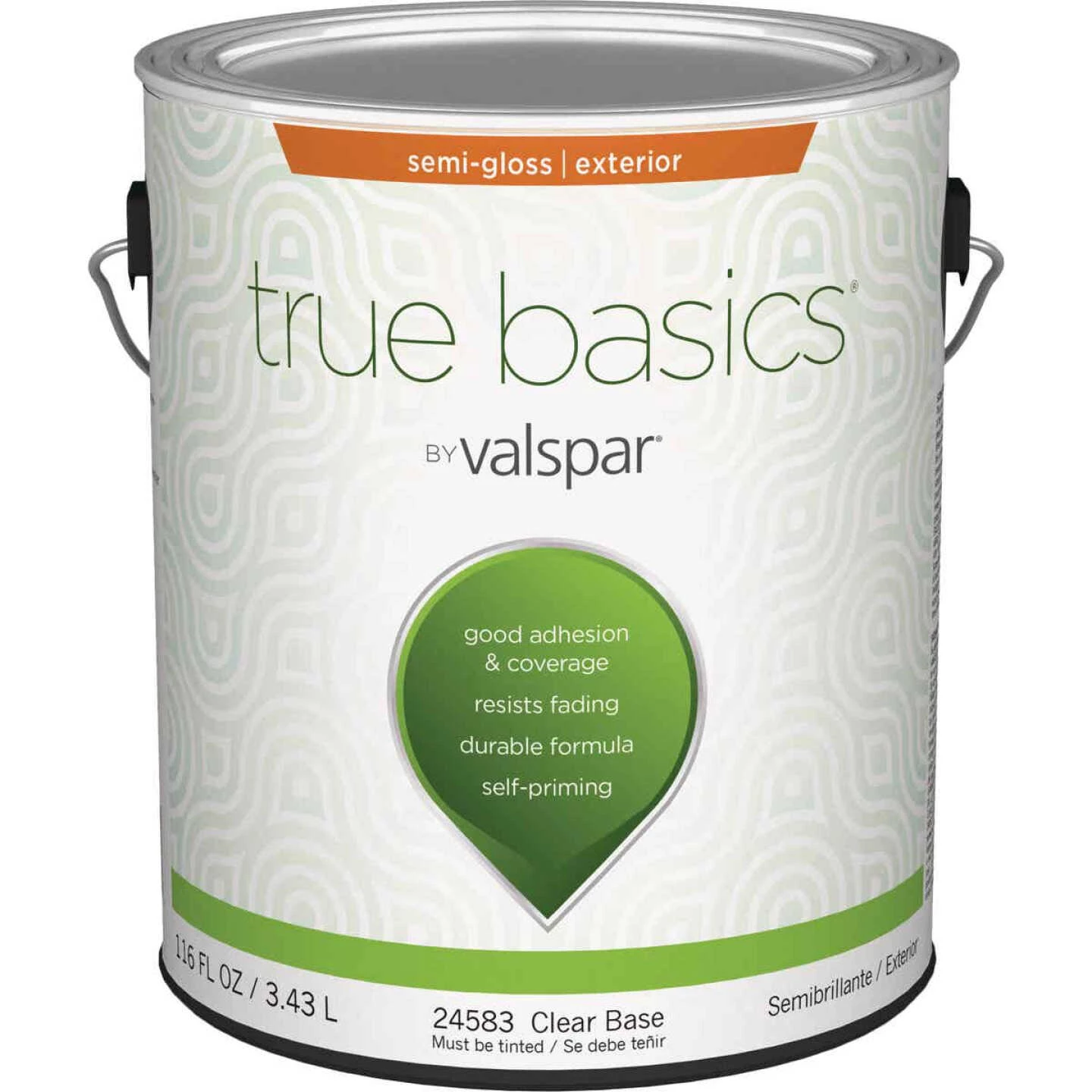 True Basics By Valspar Semi-Gloss Exterior House Paint, 1 Gal., Clear Base 3 True Basics By Valspar Semi-Gloss Exterior House Paint, 1 Gal., Clear Base